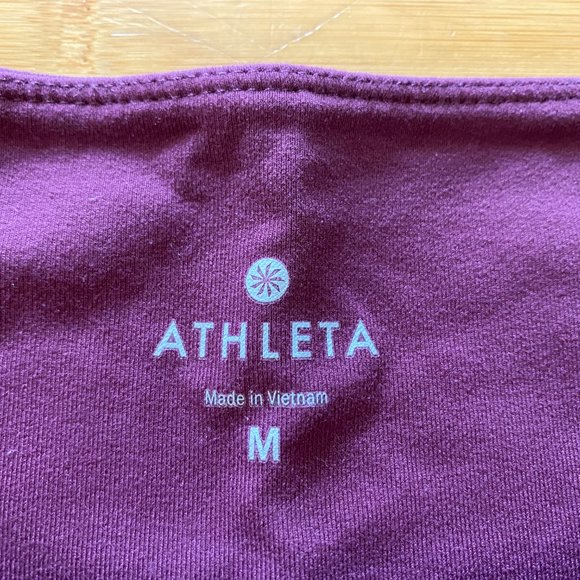 Athleta Women's Capri High Rise Leggings - Deep Crocus Violet - Sz Medium - Picture 2 of 6
